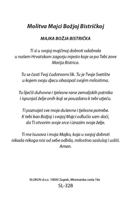 Majka Božja Bistrička